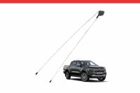 Imagem do produto Haste Lona Marítima All Black Roller Flash Cover para Ford Ranger Limited 2013 a 2026 - Cod. 17390